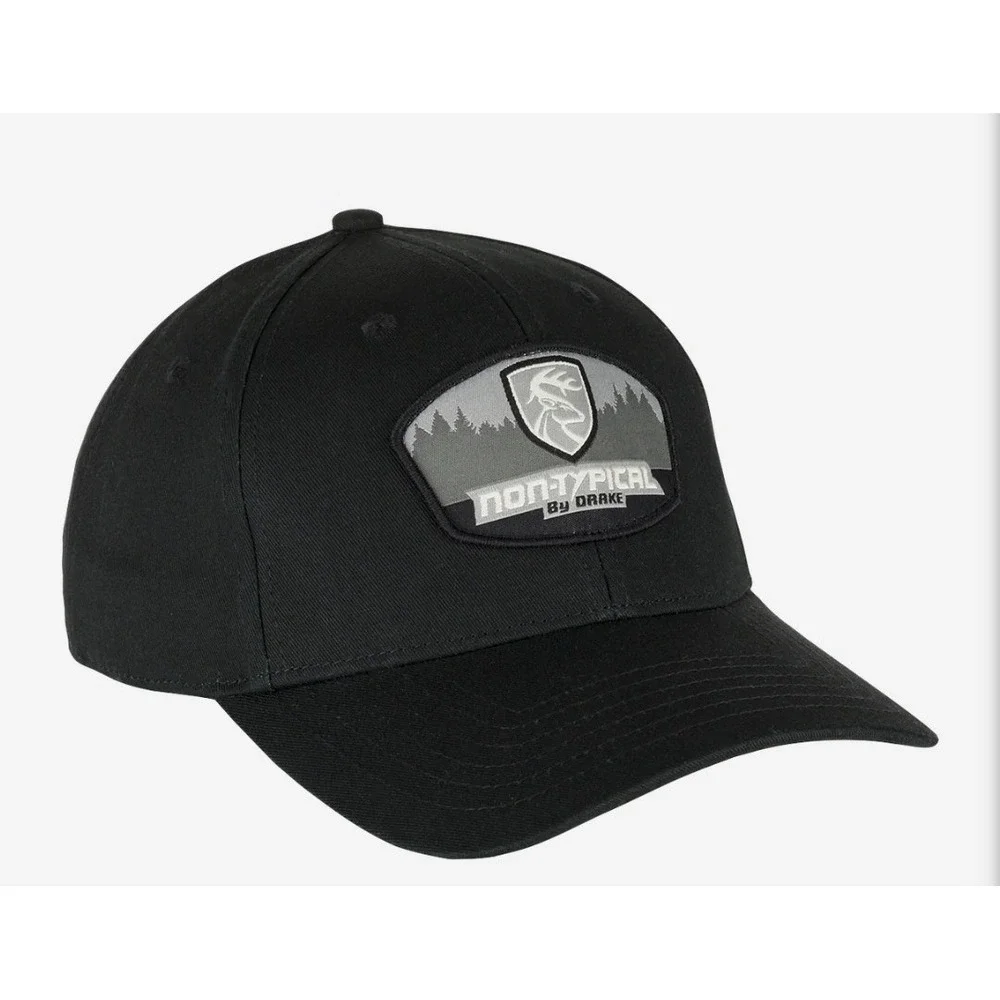 Drake Waterfowl Non Typical Black Winter Back Hat Trucker Ball Cap Deer Hunting‎